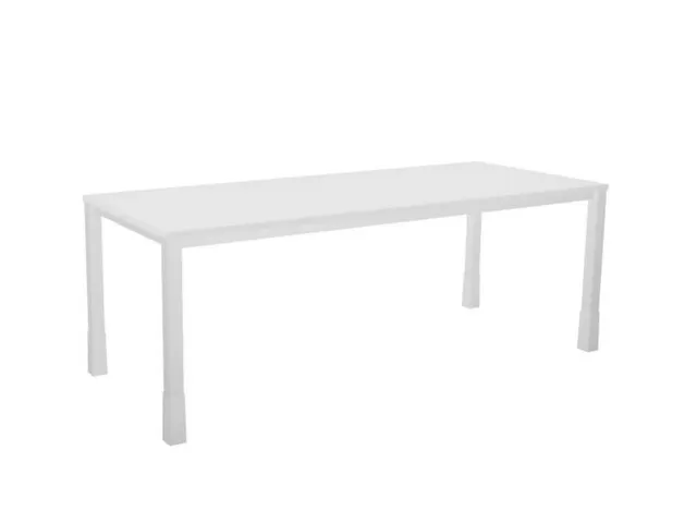 In hoogte verstelbaar bureau,HxBxD 720-840x2000x800mm,Bl-wit
