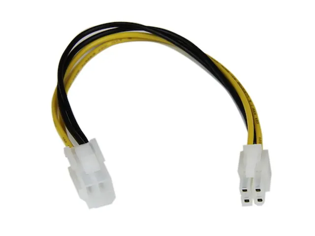 20cm ATX12V 4-pins P4 CPU Verlengkabel Voeding M/F