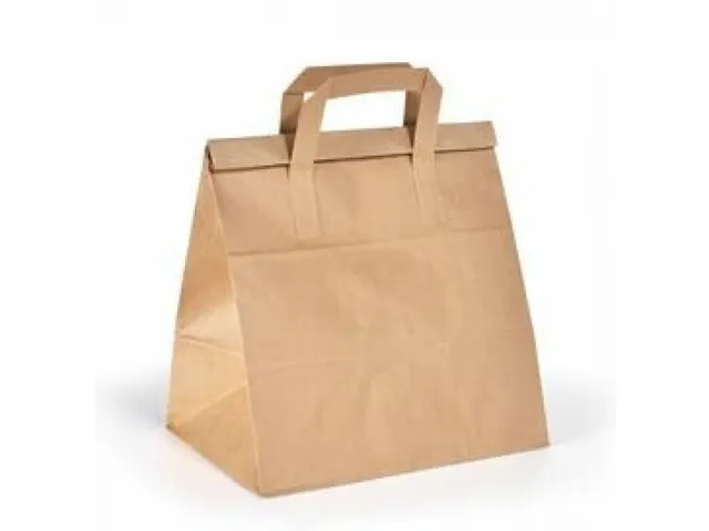 Bag fold bag paper brown "medium" 240x170x290mm 250 stuks