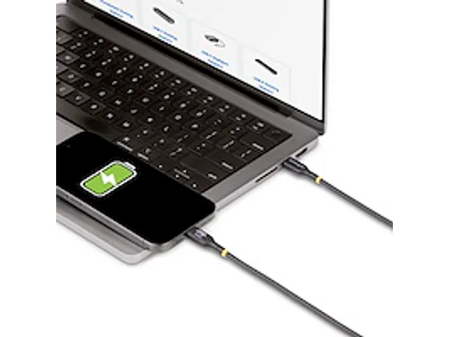 1m USB-C Laadkabel 240W PD EPR zwart