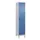 locker,HxBxD 1950x400x500mm,1vak,vak B 400mm,draaigrendel,voeten