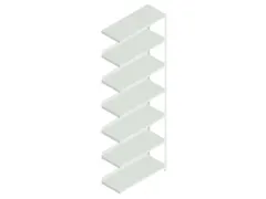 dossierstelling,aanbouwveld,HxBxD 2200x750x300mm,vaklast 60kg