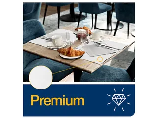 Placemat Tork Linstyle Premium 2-laags 390x300mm 100 vel wit 474401 - 4