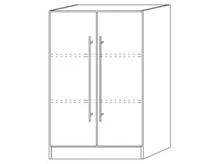 kantoorkast,HxBxD 1270x800x420mm,2xhouten vloer,3ordnerhoogte - 4