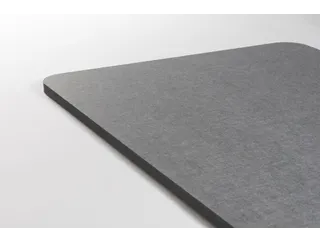 Akoestisch PET-vilt rechthoekig plafondpaneel 60x120cm Donkergrijs - 2