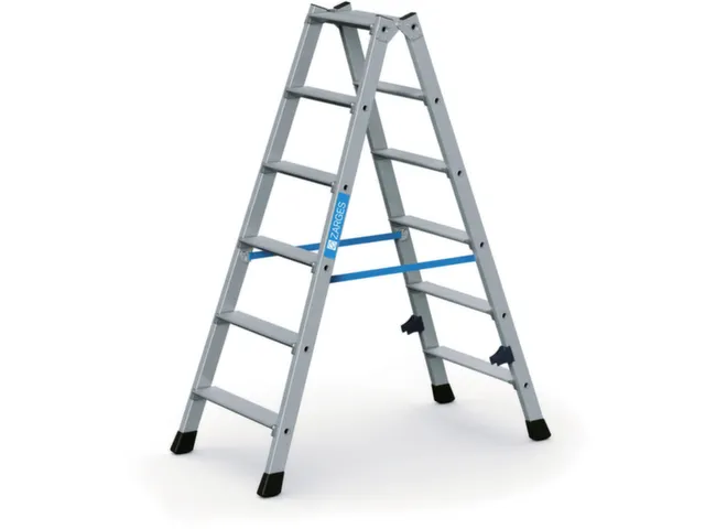 Boktrap Aluminium L 1 37M 2X6Treden Dubbelzijdig