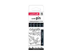 Fineliner Uni-ball Pin Calligraphie set à 5 stuks assorti