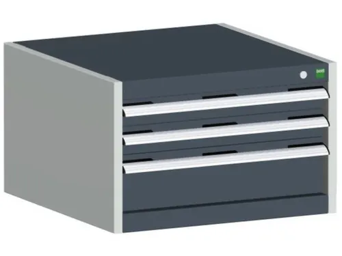 ladekast,HxBxD 400x650x650mm,3lade(n),m. lade voor normale belastingen