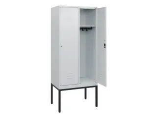 locker,HxBxD 1950x800x500mm,2vak,vak B 400mm,cil.-slot,voetonderstel - 2