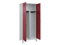 PBM-locker,HxBxD 1950x800x500mm,2vak,vak B 400mm,draaigrendel