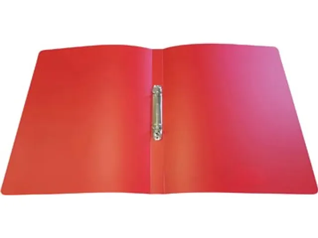 ringmap voor A4 uit PP 2 ringen van 16 mm rood