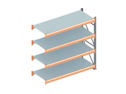 Breedvakstelling Aanbouwveld 2700x2700x1100mm 4 Stalen Legborden
