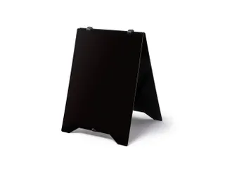Stoepbord Grab & Grip Krijtbord BOND panelen A2 Zwart Dubbelzijdig - 2