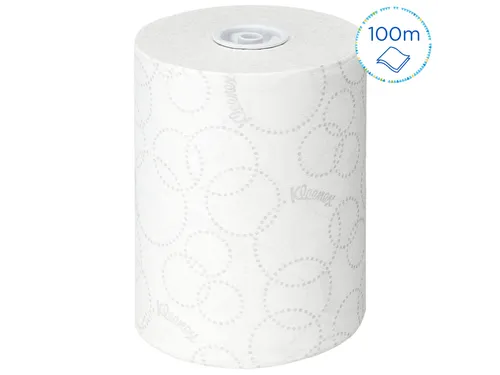 Handdoekrol Kleenex Ultra Slimroll 2-laags 100m wit 6781