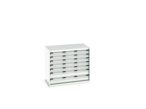 ladekast HxBxD 900x1050x650mm 7laden RAL7035 front RAL7035