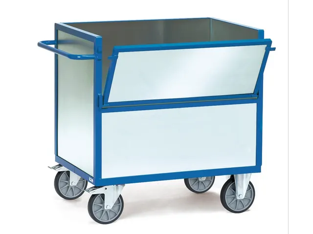 Chariots caisses en tôle