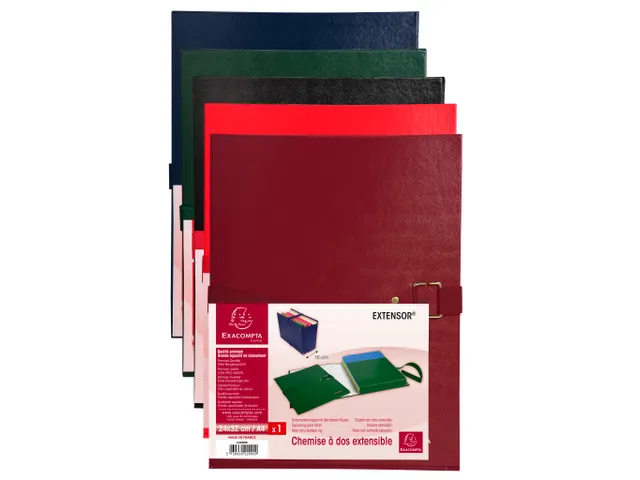 Map uitrekbare rug Extensor 24x32 cm Assorti