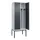 locker voor scheiding van kleding,HxBxD 2120x800x500mm,2vak