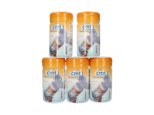 CMT disinfection wipes blauw 200 wipes/bus BE-NOTIF 14317
