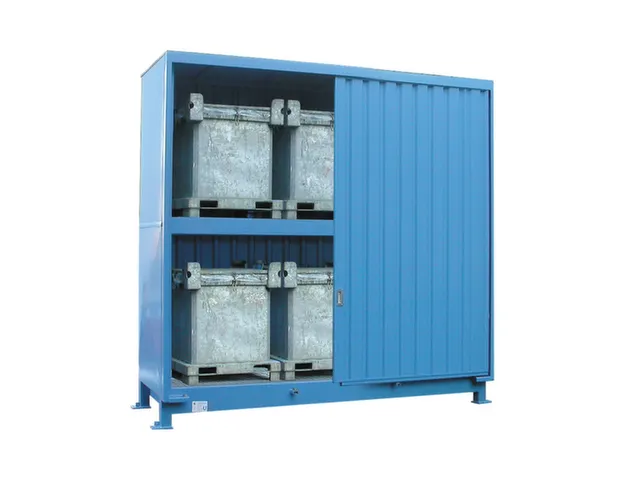 stellingcontainer v. gevaarlijke stoffen,max. 6xIBC,staand
