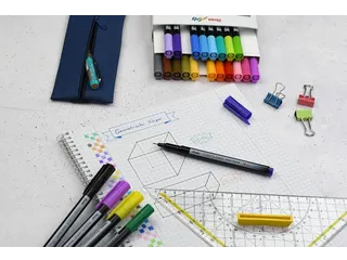 Fineliner Pentel Pointliner S40-A fijn zwart - 4