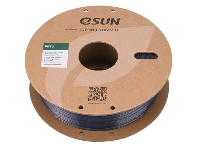 eSUN 3D printer Filament PETG 1,75mm solide Grijs 1kg