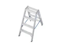 Vouwladder Aluminium H 950mm Aan Beide Zijden Te Gebruiken 2x4treden
