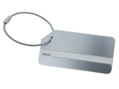 Naambordje Move it zilverkleur 80x40x8mm