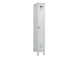 locker,HxBxD 1950x300x500mm,1vak,vak B 300mm,draaigrendel,voeten - 3