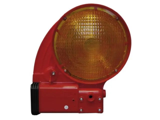 bakenlamp,LED,geel,HxBxD 290x200x85mm,m. schemerautomaat