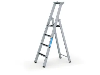 veiligheidsladder,eenzijdig,4treden m. R13-laag,stand H 1,06m - 2