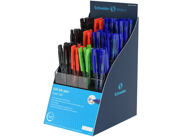 Gelpen Schneider Fave display 80 stuks assorti kleuren