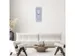 Wandklok Nextime 20x50cm glas Frosted/Mirror Dali