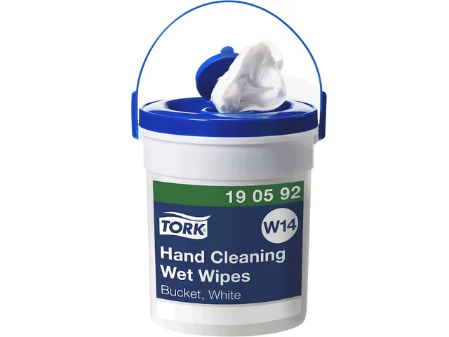 Reinigingsdoekjes Tork Hand Cleaning W14 parfumvrij wit 190592