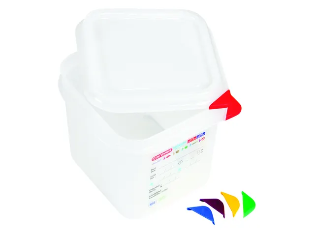 Récipient de stockage Araven GN 1/6 avec couvercle 2,6L 4 pièces