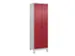 locker voor scheiding van kleding,HxBxD 1950x600x500mm,2vak