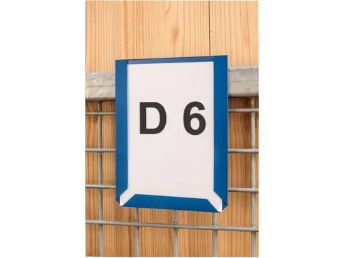 zichtpaneel,DIN A4,liggend,rood,achterzijde magnetisch