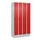locker,HxBxD 1950x1000x500mm,4vak,vak B 250mm,draaigrendel,sokkel