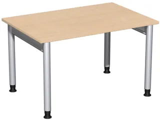 In hoogte verstelbaar bureau,HxBxD 680-800x1200x800mm,decor beuken - 3