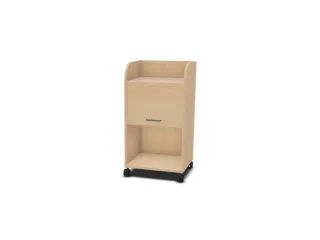 caddy,HxBxD 1030x550x470mm,2niveaus,1kasten,NE-esdoorn - 1