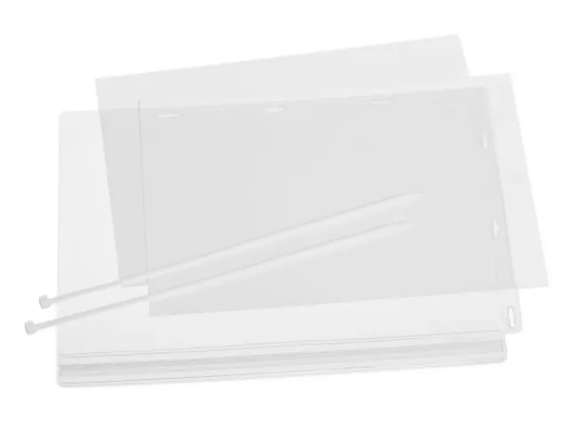 Pochette d'affichage étanche A4 Transparent Fixation serre-câbles