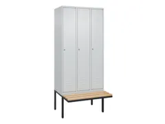 locker voor scheiding van kleding,HxBxD 2120x900x815mm,3vak