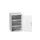 universele kast,HxBxD 800x525x550mm,2xStalen bodem,draaigrendelslot