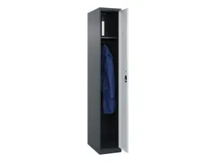 locker,HxBxD 1850x300x500mm,1vak,vak B 300mm,cil.-slot,staand op vloer
