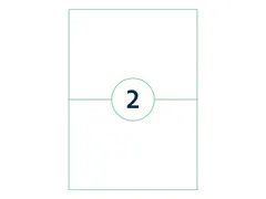 Etiket Qbasic A4 1.000 vel 210x148mm 2000 labels