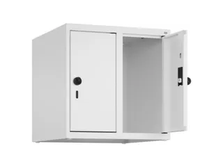 opzetkast,v. locker,2vak.,vak B 250mm,HxBxD 500x500x500mm,vleugeldeur - 2