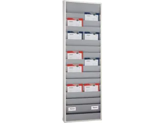 Werkplaats-/Opdrachtplanner Kunststof Profiel 1750x554mm 15 Rijen - 4