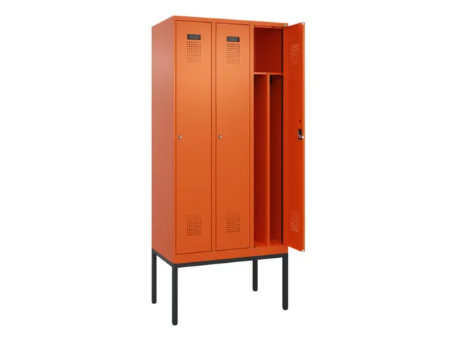locker voor scheiding van kleding,HxBxD 2120x900x500mm,3vak