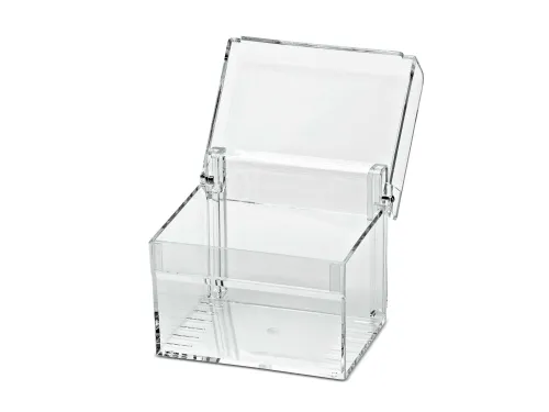 Kaartenbak Maul A7 + Index Acryl Glashelder