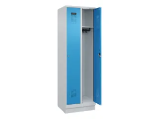 locker,HxBxD 1950x600x500mm,2vak,vak B 300mm,cil.-slot,sokkel - 2
